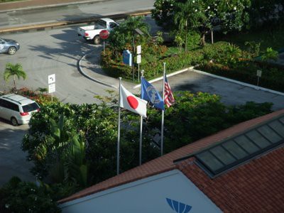 サイパンに日本の国旗!