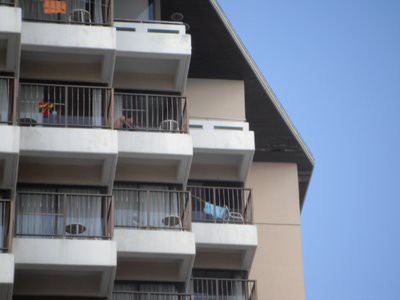 クリスタルタワー ベランダ